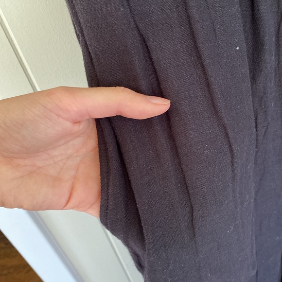 Billy Reid dolman sleeve button up dress black - Picture 6 of 12